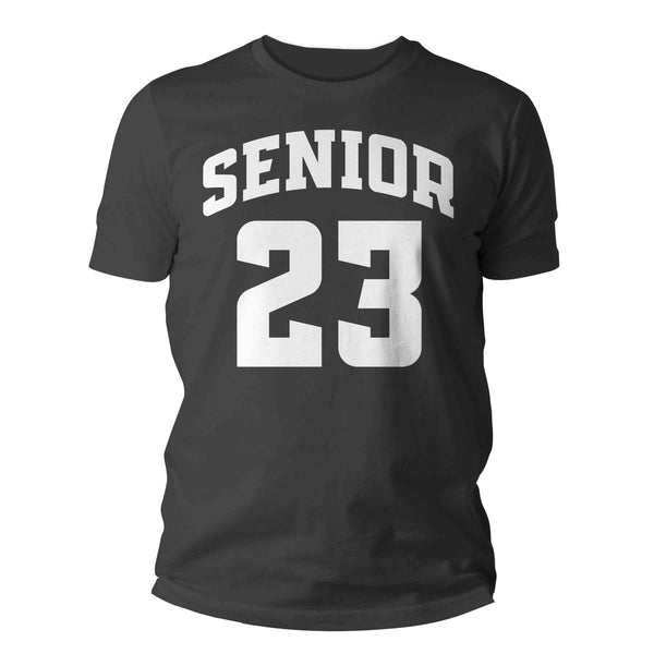Men's Senior Shirt 23 Graduation Graduate Grad Tee Class of 2023 High School College Collegiate Graduation Gift Tshirt Unisex Man-Shirts By Sarah