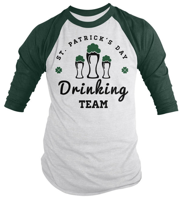 St. Patrick's Day Drinking Team Raglan-Shirts By Sarah