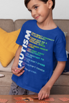 Kids Autism T Shirt Autistic Trait Symptom Shirt Awareness T-Shirt Spectrum Disorder TShirt Autistic ASD Tee Youth Unisex