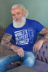 Men's Funny Plumber T Shirt World's Okayest Plumber Shirt Plumber Gift Mediocre Insult Humor Unisex Tee Pipe Worker