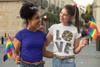 Women's Love LGBT T Shirt LGBTQ Support Shirt Sunflower Rainbow Shirts Inspirational LGBT Shirts Gay Trans Support Tee Tee Ladies