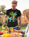 Men's Funny St. Patrick's Day Shirt T Rex Leprechaun T Shirt Tyrannosaurus Dinosaur Gift Saint Patricks Irish Green Man Unisex Tee
