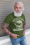 Men's Funny Fishing T Shirt Love Being Grandpa More Shirt Papa Fisherman Gift Idea Father's Day TShirt Man Unisex