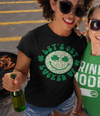 Women's Funny St. Patrick's Day Shirt Let's Get Lucked Up Clover Lucky Patty's Irish Retro Smiley Face Luck Ireland Ladies Woman