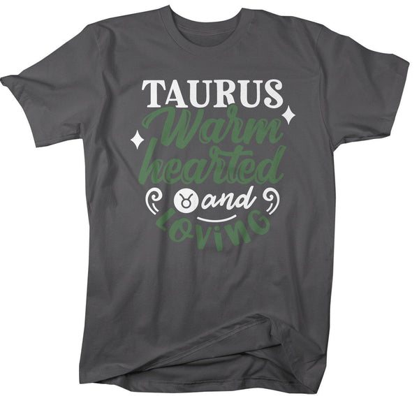 Men's Taurus T-Shirt Warm Hearted Loving Shirt Horoscope Shirt Astrology Shirts Taurus TShirt Astrological-Shirts By Sarah