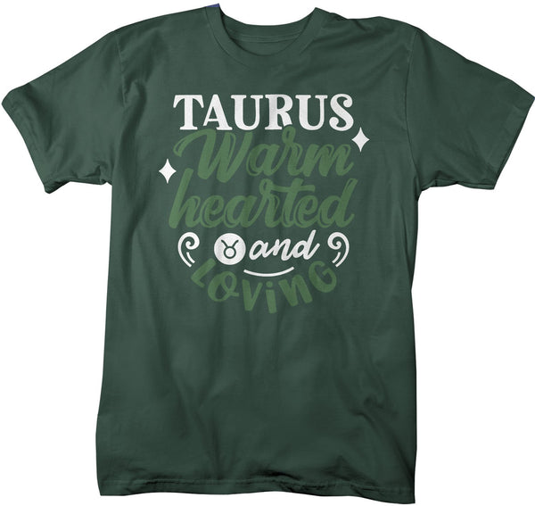 Men's Taurus T-Shirt Warm Hearted Loving Shirt Horoscope Shirt Astrology Shirts Taurus TShirt Astrological-Shirts By Sarah