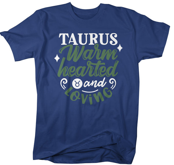 Men's Taurus T-Shirt Warm Hearted Loving Shirt Horoscope Shirt Astrology Shirts Taurus TShirt Astrological-Shirts By Sarah