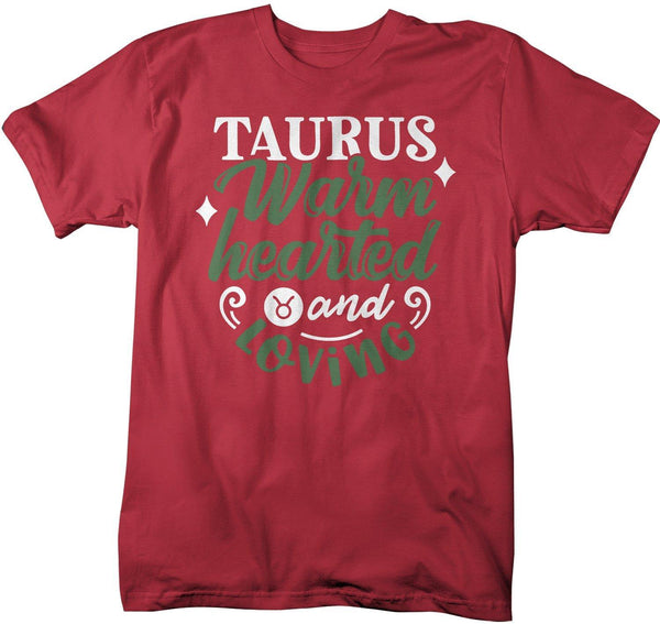 Men's Taurus T-Shirt Warm Hearted Loving Shirt Horoscope Shirt Astrology Shirts Taurus TShirt Astrological-Shirts By Sarah