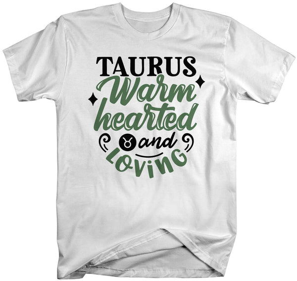 Men's Taurus T-Shirt Warm Hearted Loving Shirt Horoscope Shirt Astrology Shirts Taurus TShirt Astrological-Shirts By Sarah