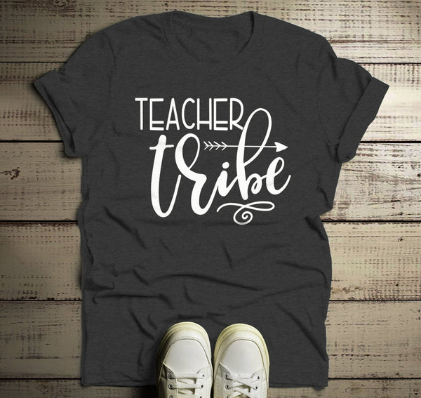 Men's Teacher Tribe T Shirt Teacher Shirts For Teachers Gift Idea Teaching Tees-Shirts By Sarah