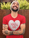 Men's Funny Valentine's Day Shirt You'll Do Shirt Heart T Shirt Fun Valentine Shirt Valentines Tee
