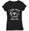 Women's V-Neck Funny Valentine's Day Shirt Hip T Shirt Totally Hip Nurse Shirt Doctor Shirt Physical Therapist Shirt