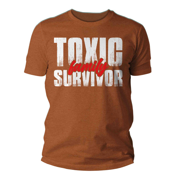 Men's Toxic Family T-Shirt Survivor Shirt Gift cPTSD Trauma Generational Childhood Toxicity PTSD Family Hipster Tee Men Unisex-Shirts By Sarah