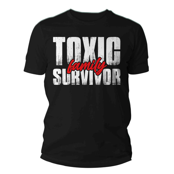 Men's Toxic Family T-Shirt Survivor Shirt Gift cPTSD Trauma Generational Childhood Toxicity PTSD Family Hipster Tee Men Unisex-Shirts By Sarah