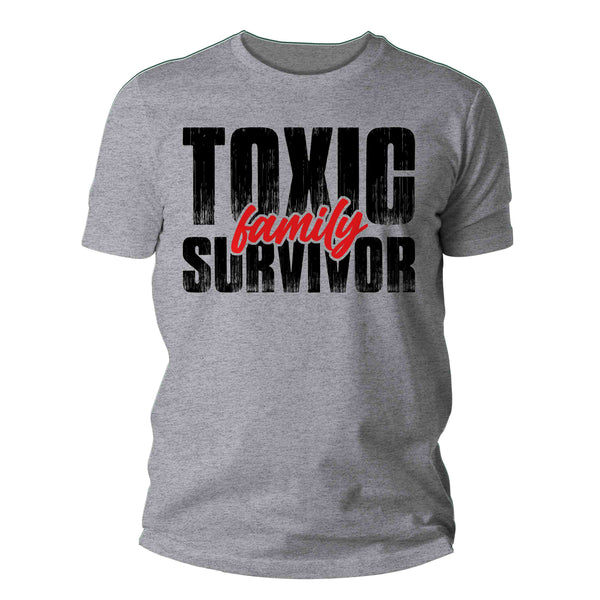 Men's Toxic Family T-Shirt Survivor Shirt Gift cPTSD Trauma Generational Childhood Toxicity PTSD Family Hipster Tee Men Unisex-Shirts By Sarah