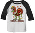 Kids Funny Thanksgiving T Shirt Turkey A Saurus Shirts Turkey Shirt Thanksgiving Shirt Funny Raglan Shirts TRex Shirt-Shirts By Sarah