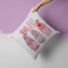 Valentine's Day Gnomes Pillow Cover Cute Heart Gnome Valentine Throw Pillow Boho Cute Season Gnome Square Pillow