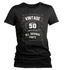 Women's 50th Birthday Shirt Limited Edition T Shirts Fiftieth Birthday Shirts Shirt Vintage Original Parts Fifty Birthday Gift Ladies-Shirts By Sarah