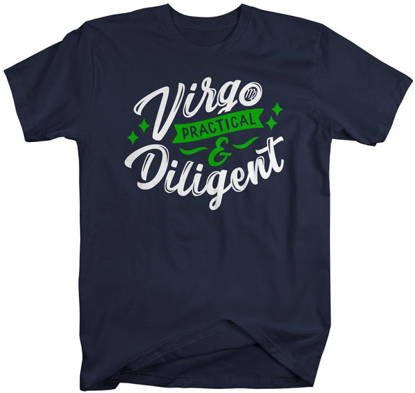 Men's Virgo T-Shirt Practical & Diligent Shirt Horoscope Shirt Astrology Shirts Virgo TShirt Astrological-Shirts By Sarah