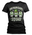 Women's Funny Shenanigans Squad Shirt St. Patrick's Day T Shirt Sugar Skull Grunge Tshirt Graphic Tee Streetwear Ladies-Shirts By Sarah