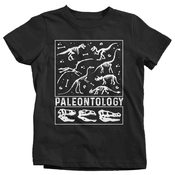 Kids Paleontology T Shirt Dinosaur Fossil Record Bones Dig Dino Shirt Excavate T-Shirt Paleontologist Gift Scientist Tee Unisex-Shirts By Sarah