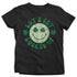 Kids Funny St. Patrick's Day Shirt Let's Get Lucked Up Clover Lucky Patty's Irish Retro Smiley Face Luck Ireland Unisex Boys Girls-Shirts By Sarah