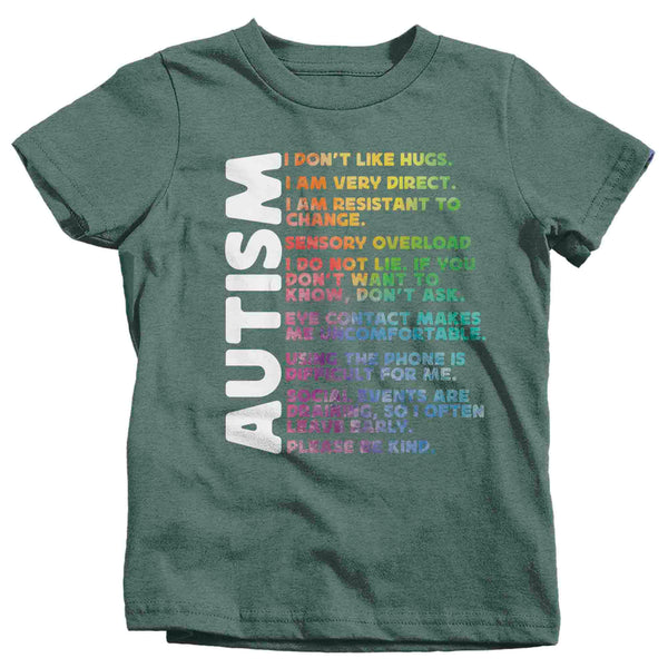 Kids Personalized Autism Shirt Custom Neurodivergent Awareness Neurodiversity Divergent Asperger's Syndrome Spectrum ASD Tee Youth Unisex-Shirts By Sarah