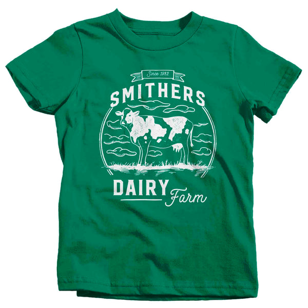 Personalized Farm T-Shirt Vintage Dairy Farmer Shirts Custom Tee Cow Shirts Customized TShirt-Shirts By Sarah
