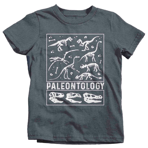 Kids Paleontology T Shirt Dinosaur Fossil Record Bones Dig Dino Shirt Excavate T-Shirt Paleontologist Gift Scientist Tee Unisex-Shirts By Sarah