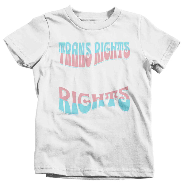 Kids Trans Rights Shirt Pro LGBTQ T Shirt Transsexual Support Tee Flag Human Equality TShirt Drag Queen Ally Unisex Youth-Shirts By Sarah